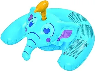 JILong Elephant Rider Inflatable Ride-On Floating Raft with Water Gun for Unisex