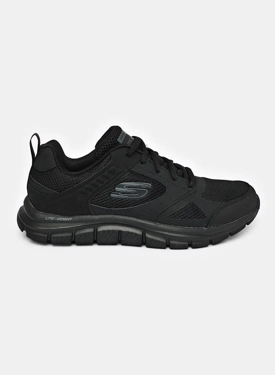 SKECHERS SKECHERS TRACK FOR MEN IN COLOR BLACK BLACK