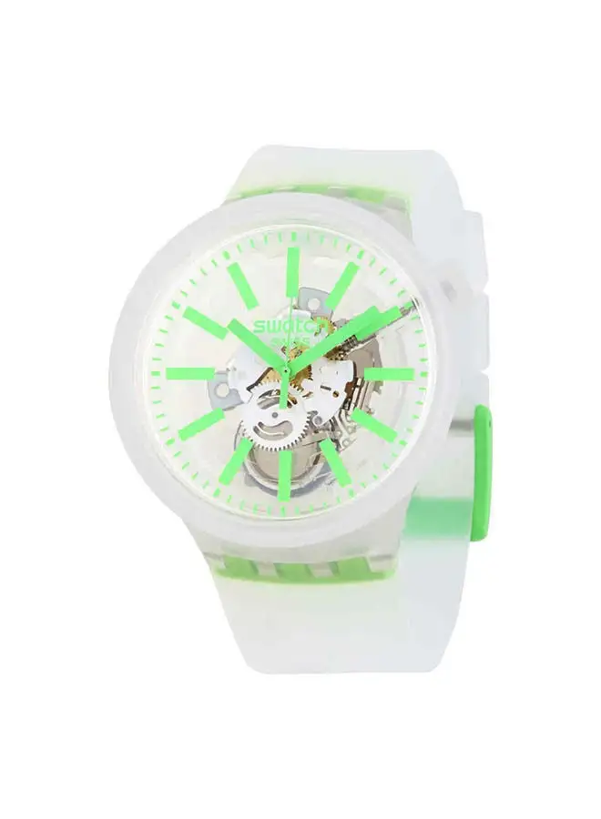 Swatch Women's Rubber Analog Watch SO27E104