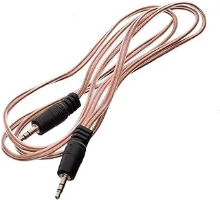 Auxiliaryo audio cable jack 3.5mm 1.5m - light red