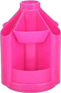 Pen holder ErichKrause® Mini Desk, Neon Solid, pink