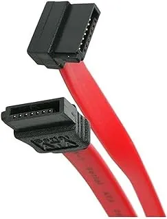 Keendex kx 2578 sata extension cable, 90-degree, 50cm - red