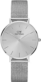 Daniel Wellington Petite Sterling Watch, Silver Mesh Bracelet