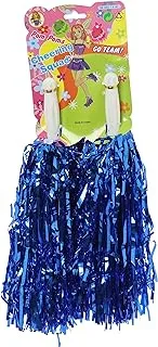 Generic Foil cheerleading pom poms for party and birthday - blue