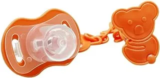 La Frutta pacifier with Holder and cover - Round teat- Small (0-6 Months)