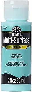 Plaid folkart acrylic satin multi surface paint, patina, 59ml, pe2951