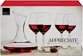 Royal Leerdam Set Appreciate (DECANTER + 4 WINE GLASSES)