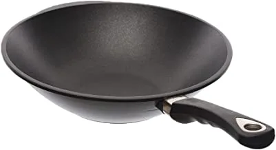 AMT Gastroguss Die-Cast Aluminium Wok Diameter 32 cm/Height 11 cm 1132s