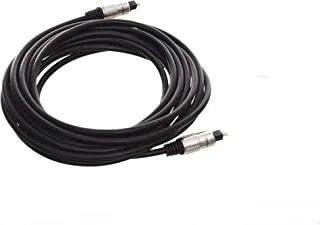 Cable audio digital fiber optical toslink - black