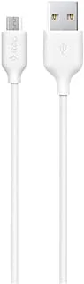 ttec Micro Usb 120cm Charging Cable - White (2DK7530B)