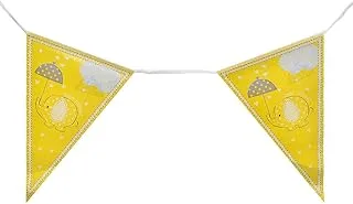 Generic Triangle Party Banner With Elephant Design For Party Decoration - Multi Color