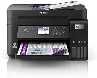 طابعة EPSON EcoTank L6270 Office ذات خزان الحبر طابعة A4 ملونة 3 في 1 مع ADF و Wi-Fi واتصال لوحة ذكية وشاشة LCD