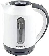 Sonai Kettle ,1.7L ,2200 Watt,White ,MAR-3000