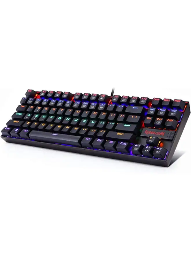 REDRAGON K552 Rainbow لوحة مفاتيح ميكانيكية للألعاب - مفتاح Outemu الأحمر - هيكل معدني ABS