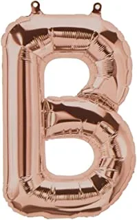 Generic Foil Large Balloon With Letter B Design For Party And Birthday 32 Inch - Rose Gold