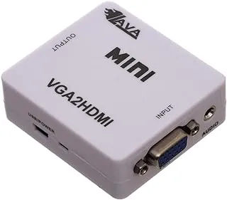 Hd video converter vga to hdmi - white