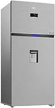 Beko Rdne650e60xp stainless steel 2 doors digital refrigerator (650l, silver)