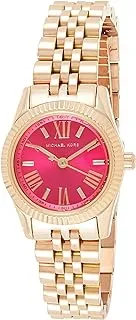 Michael Kors Watch Unisex , Quartz Movement, Analog Display, Gold Gold Strap-MK3285