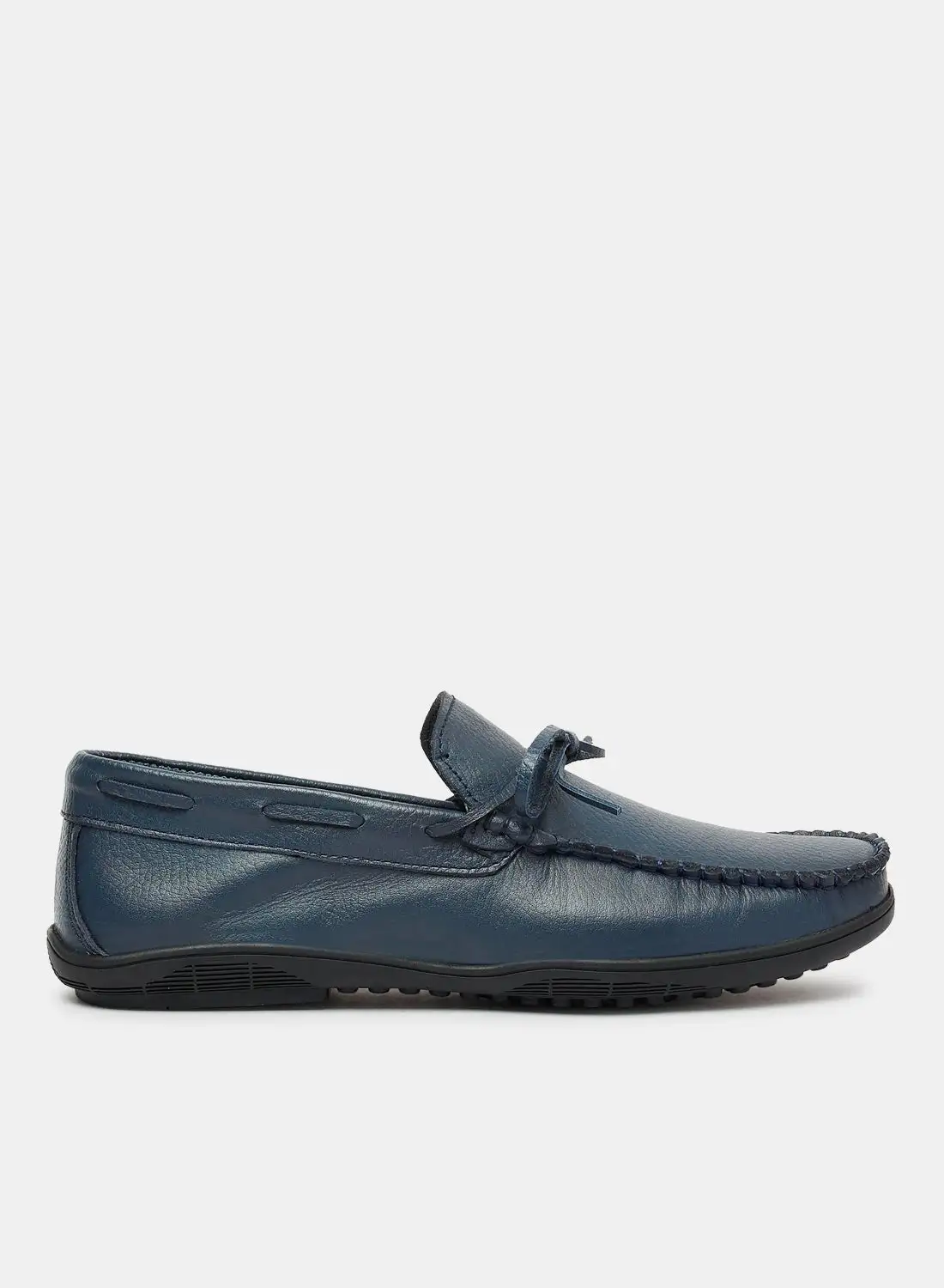 Roadwalker ARL9-Genuine Leather Stitch Detail Slip On Shoes for Men