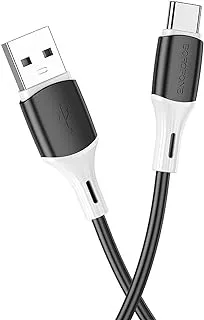 Borofone BX79 Type-C silicone charging data cable - black