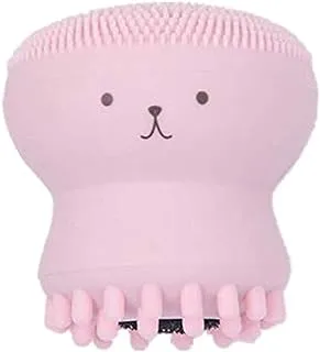 WINDO Pink jellyfish octopus silicone wash face brush cartoon powder puff brushing skin cleansing.DD073