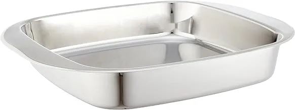 Aboud 18/10 stainless steel rectangle casserole (3) - silver