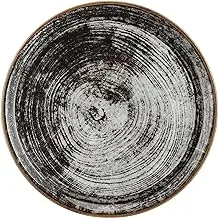 Napoli pizza plate 33 cm - black round