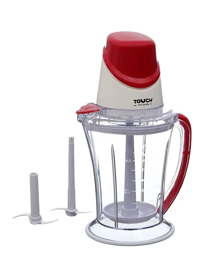 Touch Mixed Meat And Vegetable Chopper 700W 40515 Red/Clear