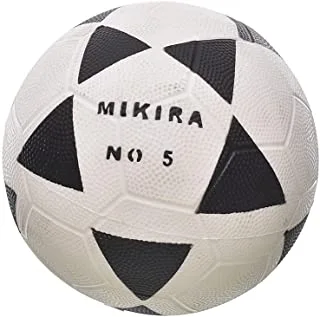 Mikira no5 silicone ball classic design for kids - black white