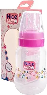 Nice Baby Feeding Bottle Without Hand 90ml Rose