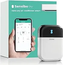 وحدة تحكم Sensibo Sky WiFi لمكيفات الهواء ومضخات الحرارة • محول الطاقة • لاصق مزدوج الجوانب