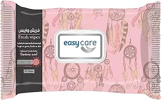 Easy Care Wet Wipes, Gardenia Scent, 80 Wipes