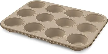 Guardini elegance 12 muffins tray gold