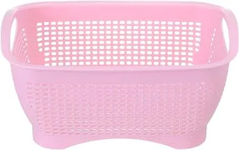 Max Plast Plastic Basket with 2 Handles - assorted colors