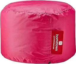 Homztown Dot PVC Bean Bag - Indoor Outdoor Bean Bag Chair, Portable and Comfortable Furniture, Perfect Indoor and Outdoor Furniture - Pink, 28x40cm