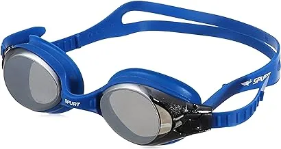 SPURT Mirrored Lens Swimming Goggles SIL-21AF Black