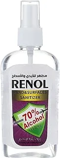 Renol alcohol sanitizer for hands and surfaces with lavender fragrance - 115 ml