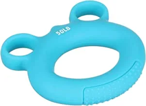 Generic Silicone hand grip for exercises, 50 lbs - light blue, (12.5x11.2) cm