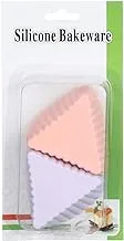 Triangular Silicone Baking Moulds - 6 Pieces