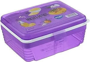 Max plast plastic lunch box - colors vary