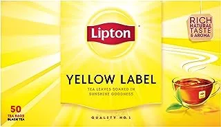 Lipton Yellow Label Black Tea - 50 Tea Bags
