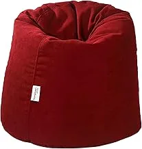 Homztown X Large Sabia Bean Bag - Indoor Outdoor Bean Bag Chair, Portable and Comfortable Furniture, Perfect Indoor and Outdoor Furniture - Burgundy, 90x90 cm