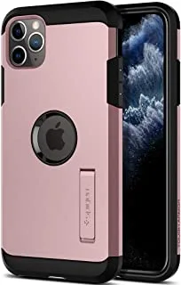 Spigen 077cs27242 tough armor back cover for iphone 11 pro mobile phone - rose gold