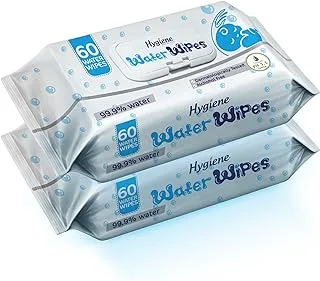 Hygiene water wipes, 2 pieces - 60 wipes