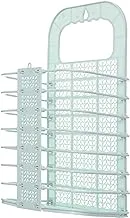 Plastic Laundry Basket - Mint Green