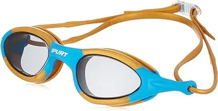 SPURT Swimming Goggles with Black Lenses SIL-1AF Blue and Gold