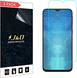 J&D Compatible for 3-Pack Galaxy M20 Screen Protector, [Not Full Coverage] Premium HD Clear Film Shield Screen Protector for Samsung Galaxy M20 Crystal Clear Screen Protector