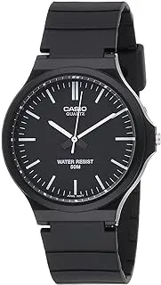 Casio MW-240-1EVDF Resin Round Analog Water Resistant Watch for Men - Black