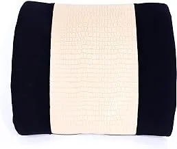 Boom Fresh Back Support Cushion for Car Seat - Black and beige