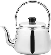 El Dahan Tea Pot with Stainless Steel Handle, 18 cm - Silver